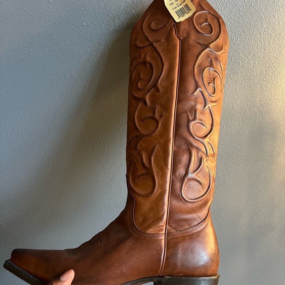 Stetson Brown Heeled Boots